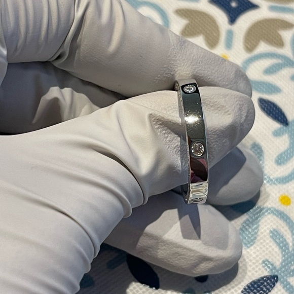 925 Sterling Silver Geometric Minimalist Band Ring - Picture 3 of 8